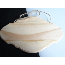дървена табелка